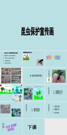全国通用版综合实践活动四年级《昆虫保护宣传画》课件（共15张PPT）.pptx
