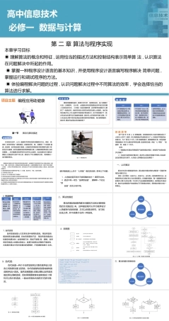 华东师大版（2020）信息技术必修一《2.1算法与算法描述》课件.pptx