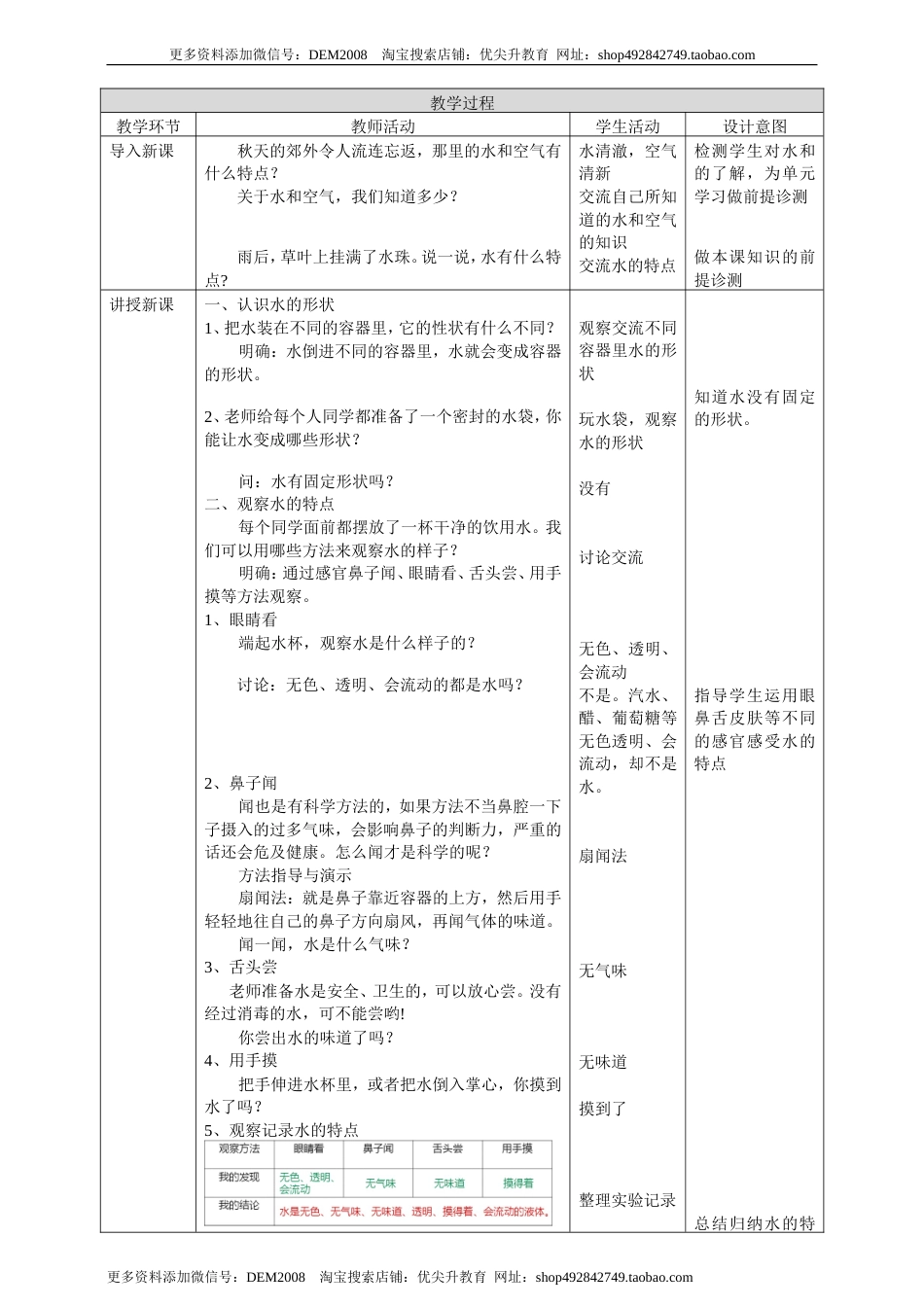 人教鄂教版（2024）科学二年级上册2.4《水》教案.doc_第2页