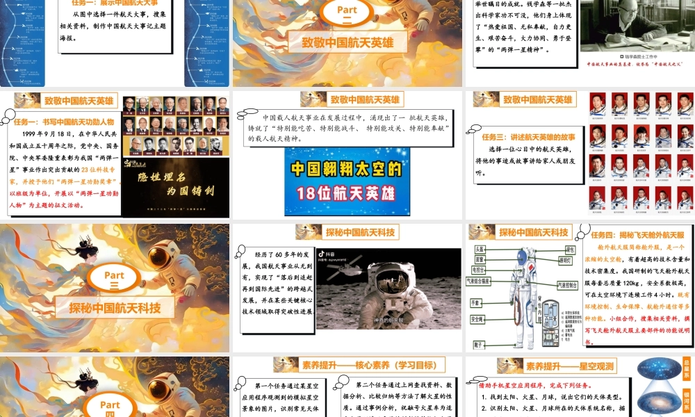 商务星球版（2024）七年级地理上册《主题学习 素养提升 实现中国人的飞天梦》教学课件.pptx