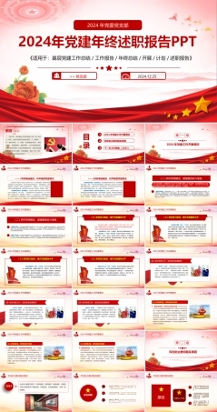 完整2024年度抓基层党建工作述职报告课件.ppt
