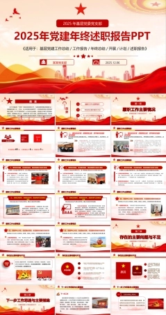 宣讲2025年基层党建述职工作报告专题课件ppt.ppt