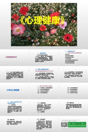 全国通用版六年级上册心理健康教育《心理健康 》PPT课件（共15页）.pptx