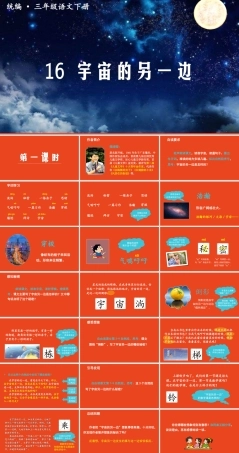 部编版三年级下册语文《16宇宙的另一边》PPT课件(共39页).ppt
