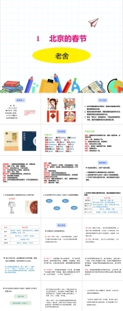 人教部编版（五四制）六年级下册语文《 1北京的春节》PPT课件（共32页）.pptx
