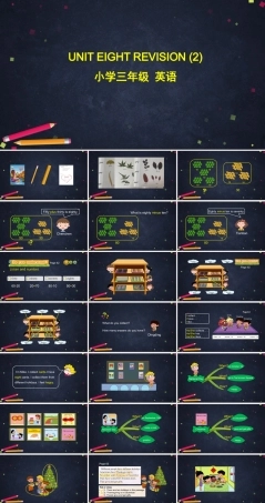 北京版三年级上册英语《UNIT EIGHT REVISION》PPT课件.pptx