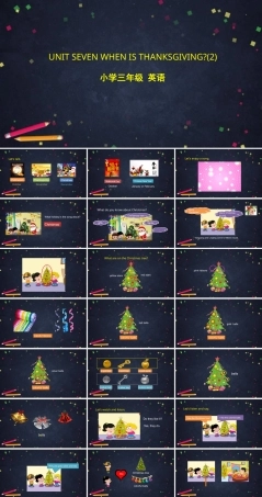 北京版三年级上册英语《UNIT SEVEN WHEN IS THANKSGIVING (1)》PPT课件.pptx
