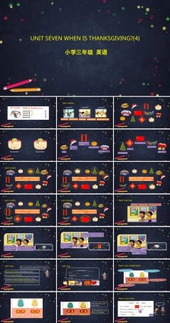 北京版三年级上册英语《UNIT SEVEN WHEN IS THANKSGIVING (2)》PPT课件.pptx