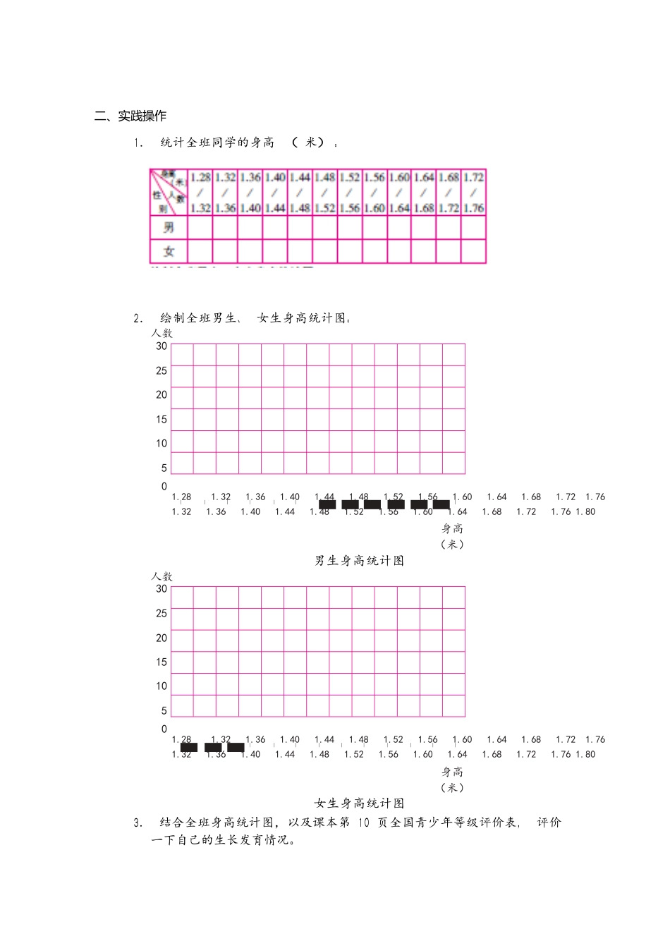 苏教版六年级下册科学-预习单《1.4 踏上健康之路》（无答案）.docx_第2页