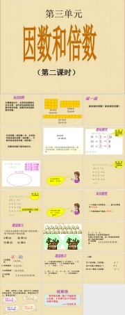 北京版五年级下册数学《3.1 因数和倍数》PPT课件 (共21页).ppt