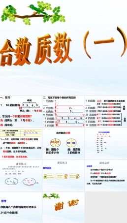 西师版五年级下册数学《合数质数》PPT课件1.ppt