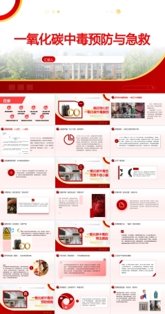 一氧化碳中毒预防与急救PPT（42页）.pptx