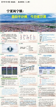 高教版2023中职语文职业模块1.2 《宁夏闽宁镇：昔日干沙滩今日金沙滩》（教学课件）.pptx