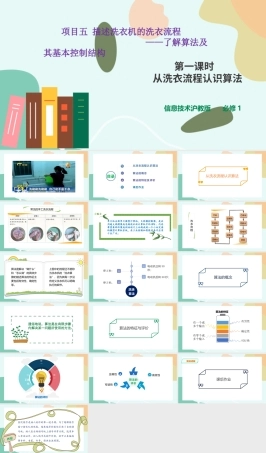 沪教版2019高中信息技术必修第一册《项目五第一课时从洗衣流程认识算法》课件.pptx