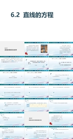 高教版（2021）中职数学基础模块下册《6.2直线的方程》课件.pptx