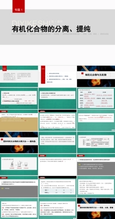 苏教版（2019）高中化学选择性必修三《专题1 第二单元 科学家怎样研究有机物 第1课时 有机化合物的分离、提纯》课件（共77张ppt）.pptx
