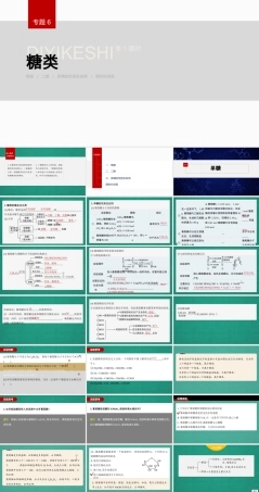苏教版（2019）高中化学选择性必修三《专题6 第一单元 糖类和油脂 第1课时 糖类》课件（共90张ppt）.pptx