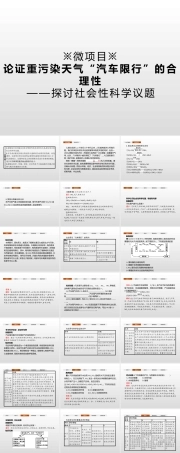 鲁科版（2020）高中化学必修第一册《第3章 微项目 论证重污染天气 “汽车限行”的合理性》课件(共41张ppt).ppt