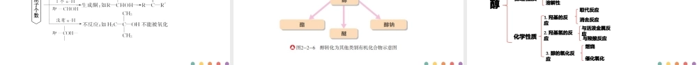 鲁科版（2019）化学选择性必修3《2.2.1 醇概述 醇的化学性质》课件.pptx
