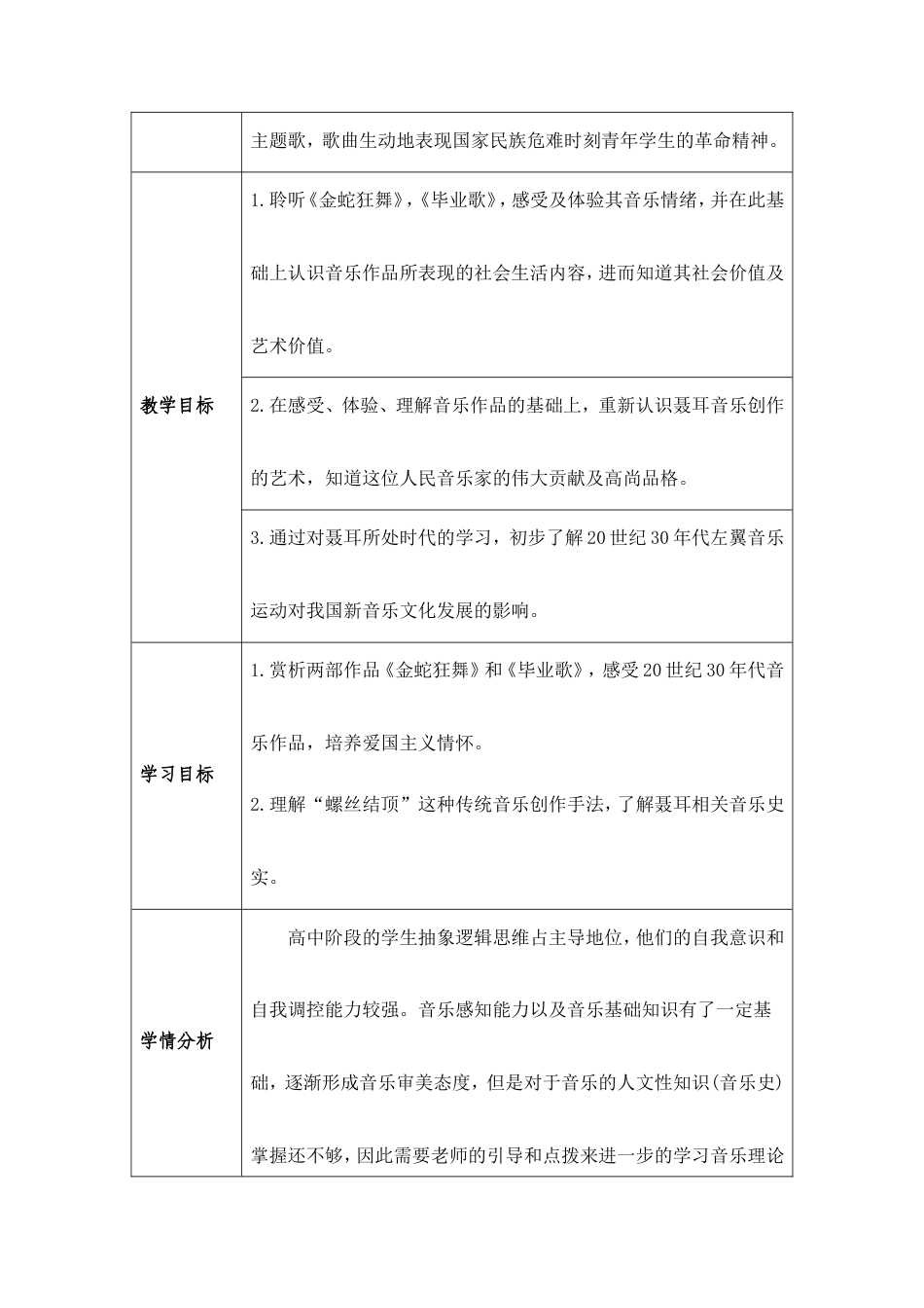 花城粤教版（2019）高中音乐鉴赏《聂耳》教案.doc_第2页