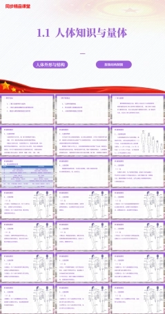模块一人体外形与结构（课件）（服装结构制图）（高教版）.pptx