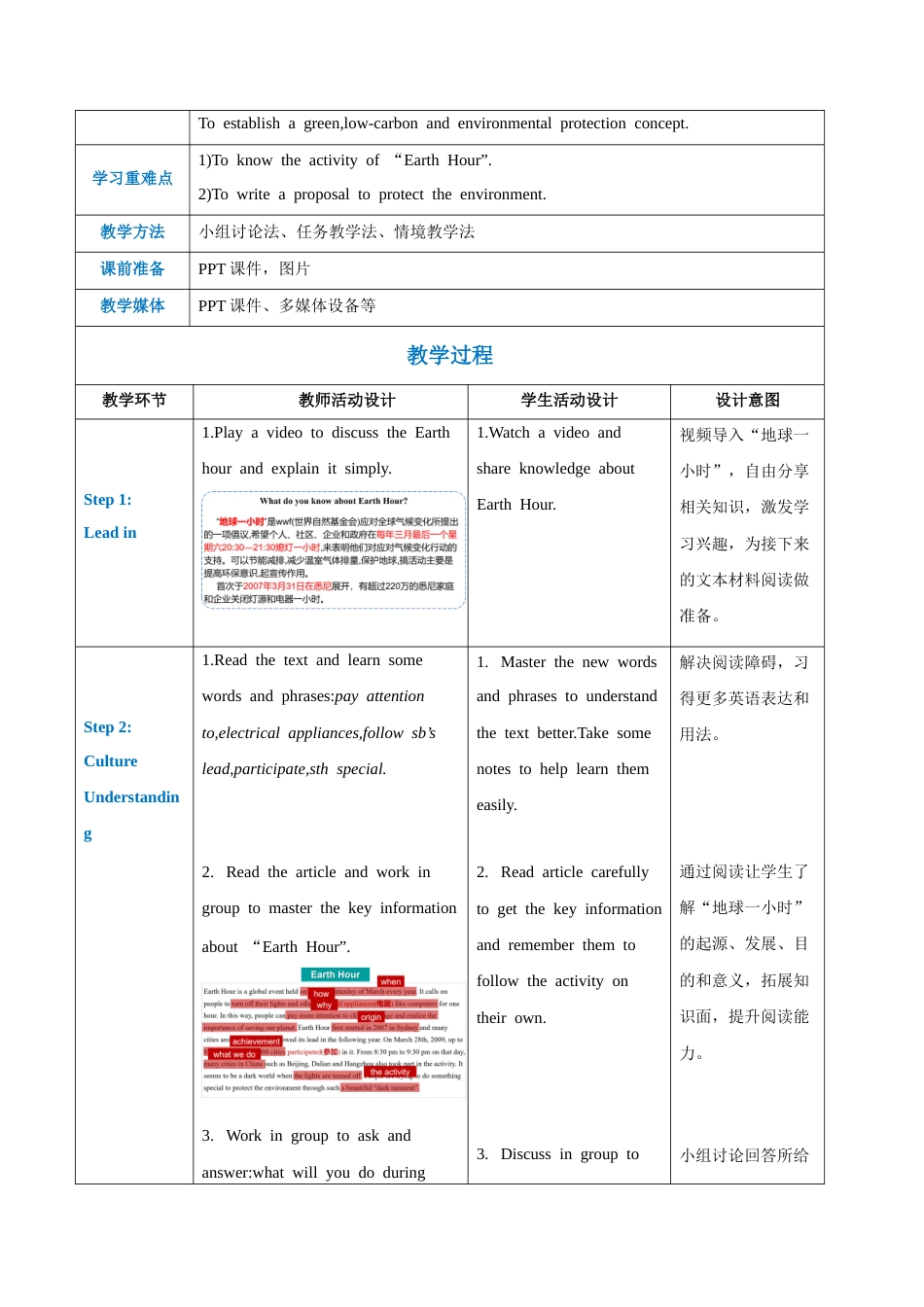《Part6 Unit8 Green Earth》教案-【中职专用】高一英语（高教版2021基础模块2）（2023修订版）.docx_第2页