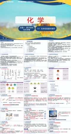 1.4 化学实验基本操作（课件）-【中职专用】高中化学（高教版2021通用类）.pptx