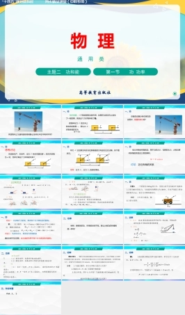 第一节+功 功率（教学课件）-【中职专用】高中物理（高教版通用类）.pptx
