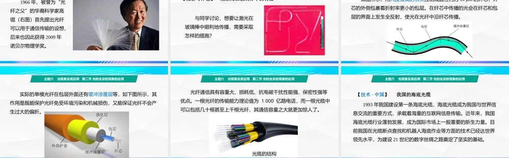 第二节+光的全反射现象的应用（教学课件）-【中职专用】高中物理（高教版通用类）.pptx
