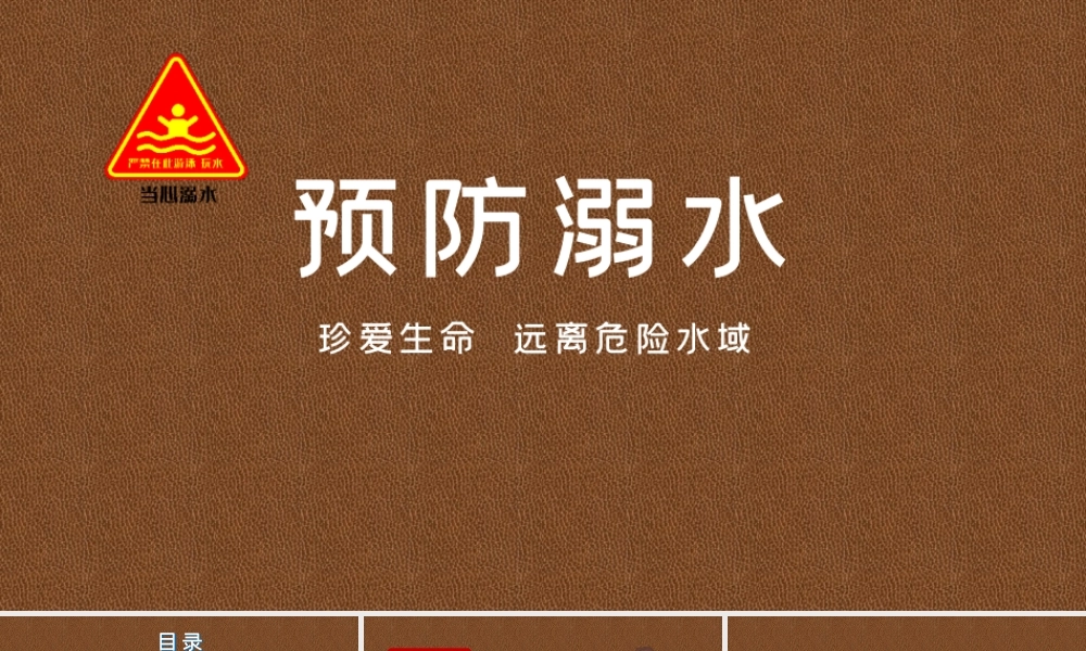 预防溺水安全教育 课件- 中职下学期主题班会.pptx