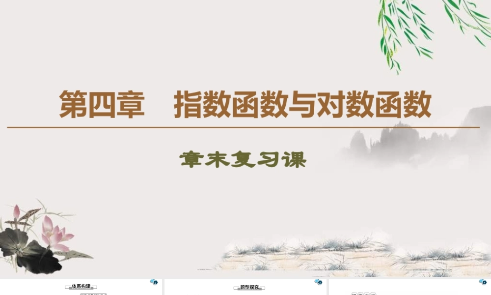2021年人教版高中数学必修第一册课件：第4章《章末复习课》(含答案).ppt