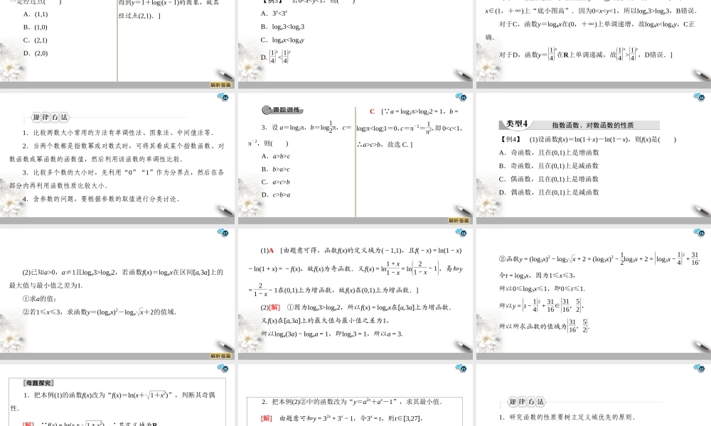 2021年人教版高中数学必修第一册课件：第4章《章末复习课》(含答案).ppt