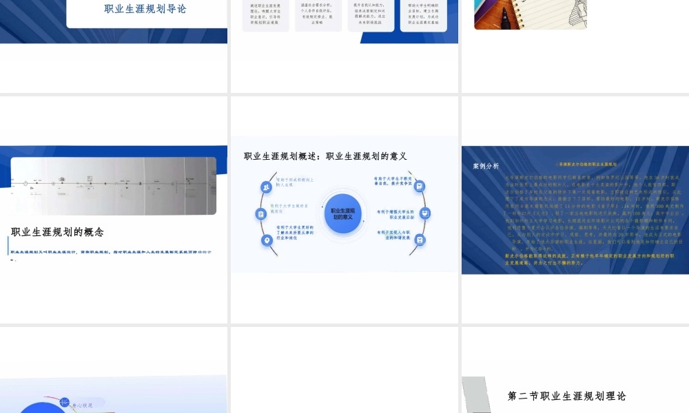 2025年-大学生职业生涯规划与就业创业指导 课件全套 第1-11章 职业生涯规划导论- 创业准备-新版.pptx