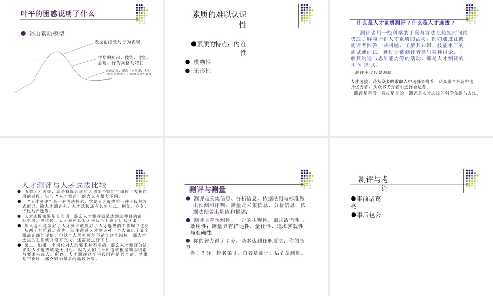 2025年高校课件-《人才素质测评与选拔》全套教学课件-新版.pptx