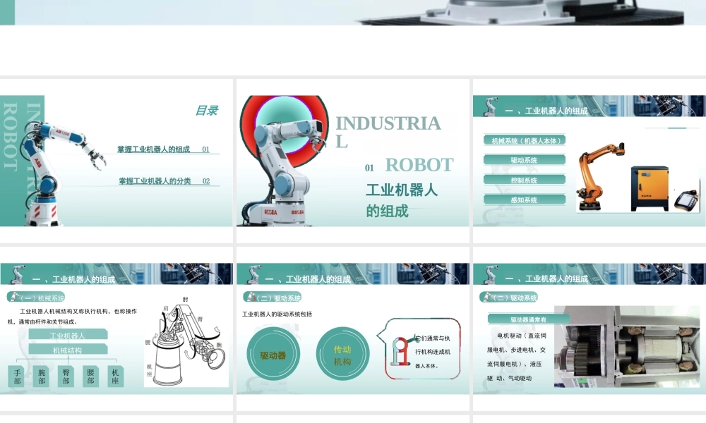 2026年课件-《工业机器人应用编程》课件——工业机器人的组成与分类-新版.pptx