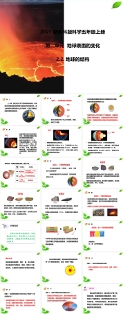 2021新教科版科学五年级上册《2.2.地球的结构》课件.pptx