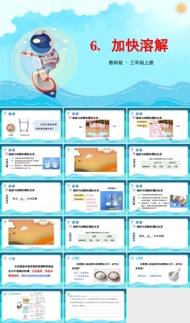 2025年教科版小学三年级上册科学第一单元《第6课加快溶解》教学课件.PPTX