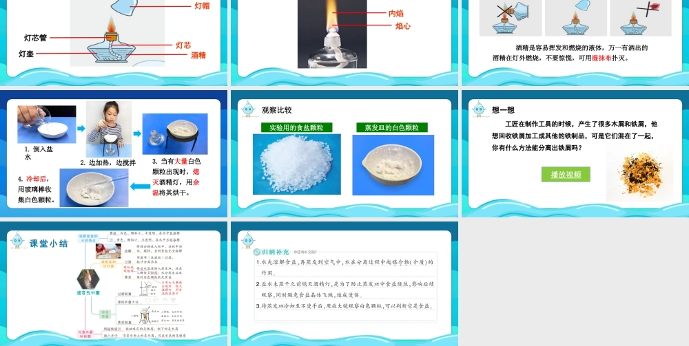 2025年教科版小学三年级上册科学第一单元《第7课混合与分离》教学课件.PPTX