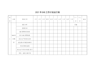 2021年EHS工作计划运行表.docx
