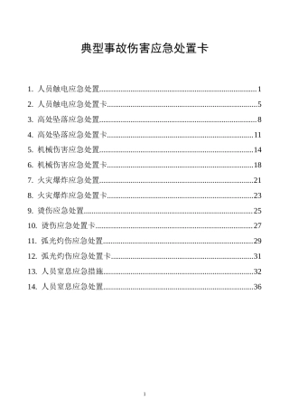 典型事故伤害应急处置卡.doc