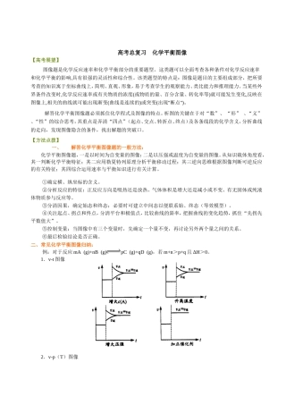 （通用）2026高考化学重难点系列讲义：化学平衡图像(基础)+巩固练习附解析.doc